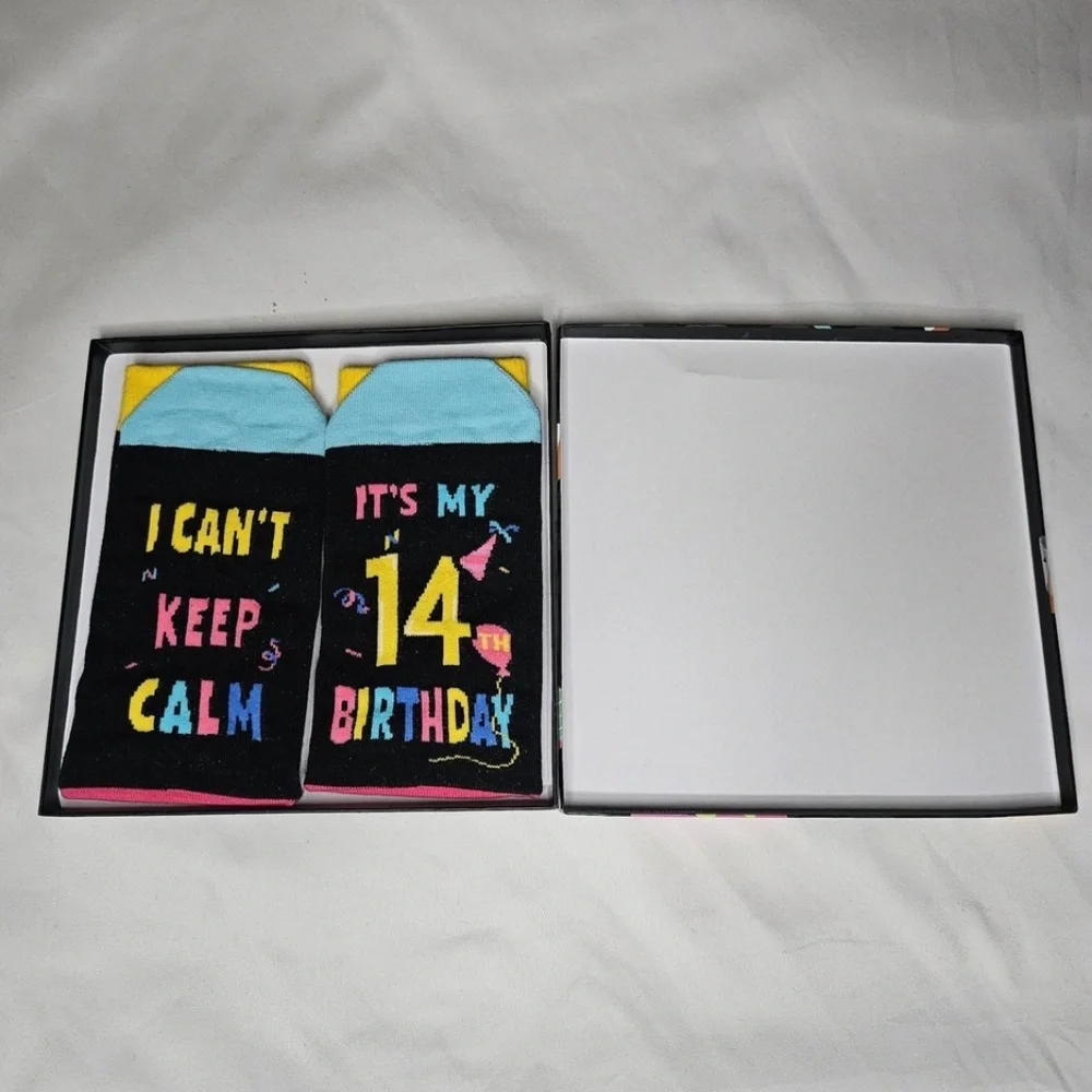New Happypop I Can't Keep Calm It's My 14th Birthday Socks Teen Unisex Gift